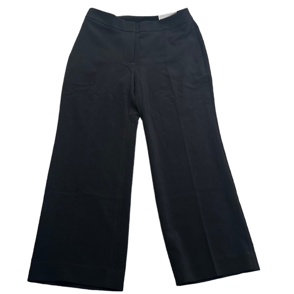 Chico's black wide leg carrier pants size 2p